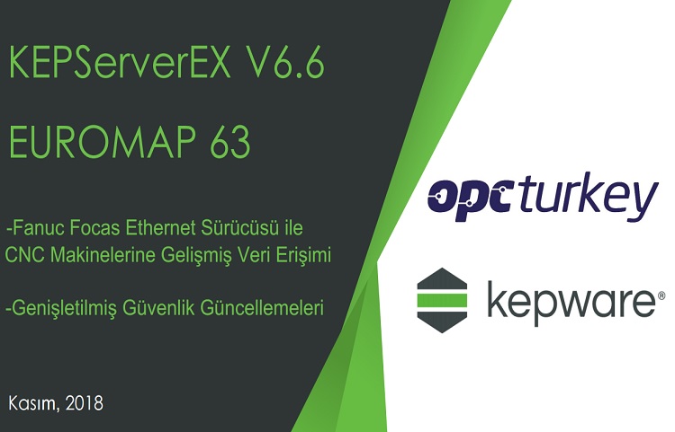 KEPServerEX  V6.6 Sürümü Yayınlandı!